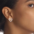 Kép 2/2 - Calvin Klein női fülbevaló - 35000390  - Minimalist Hearts