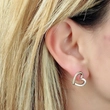 Kép 2/2 - Calvin Klein női fülbevaló - 35000391  - Minimalist Hearts