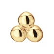 Kép 3/5 - Jackie Gold tripla arany gömb fülpiercing - JKP24.432