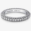 Kép 2/5 - Pandora ezüst pavé egysoros gyűrű - 192627C01-54