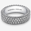 Kép 2/5 - Pandora ezüst pavé háromsoros gyűrű - 192634C01-52