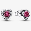 Kép 1/3 - Pandora pink végtelen körök fülbevaló - 292334C05