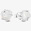 Kép 1/3 - Pandora virágzó fehér rózsa fülbevaló - 293209C01
