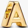 Kép 1/2 - Pandora arany "A" betű charm - 763947C00