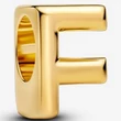 Kép 1/3 - Pandora arany "F" betű charm - 763952C00