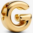 Kép 1/3 - Pandora arany "G" betű charm - 763953C00