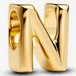 Kép 1/3 - Pandora arany "N" betű charm - 763960C00