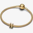 Kép 3/3 - Pandora arany "N" betű charm - 763960C00