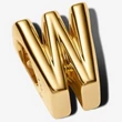 Kép 2/3 - Pandora arany "W" betű charm - 763969C00