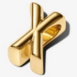 Kép 2/3 - Pandora arany "X" betű charm - 763970C00