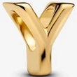 Kép 1/3 - Pandora arany "Y" betű charm - 763971C00