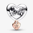 Kép 2/5 - Pandora love you daughter charm - 782327C00