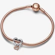 Kép 3/5 - Pandora bicolor áttört végtelenjel szív charm - 782642C00