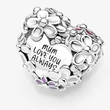 Kép 4/6 - Pandora anya és százszorszép szív charm - 791155C01