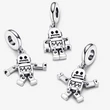 Kép 3/4 - Pandora Bestie bot Robot charm - 792250C01