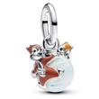 Kép 1/4 - Pandora Disney Chip és Dale gömbdísz függő - 793532C01