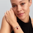 Kép 5/5 - Pandora vörös virág függő charm - 793917C01