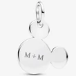 Kép 2/5 - Pandora Disney Mickey egér gravírozható függő charm - 793994C00