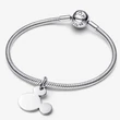 Kép 3/5 - Pandora Disney Mickey egér gravírozható függő charm - 793994C00