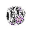 Kép 1/6 - Pandora áttört lila százszorszép charm - 798772C02