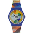 Kép 1/6 - Swatch x Centre Pompidou unisex óra - GZ712 - Carousel, by Robert Delaunay