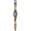 Kép 2/6 - Swatch x Centre Pompidou unisex óra - GZ712 - Carousel, by Robert Delaunay