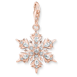Kép 1/3 - Thomas Sabo rozé hópehely charm - 1903-416-14