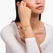 Kép 2/2 - Thomas Sabo kék Charmista Coin aranyozott charm - 2099-427-17
