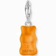 Kép 3/4 - Thomas Sabo x HARIBO narancssárga gumimaci charm ezüst karabinerrel - 2185-017-8