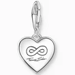 Kép 2/3 - Thomas Sabo ezüst "YOU & ME" szív charm - 2206-691-7