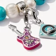Kép 2/3 - Thomas Sabo pink elektromos gitár charm - 2220-691-7