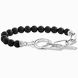 Kép 1/2 - Thomas Sabo ónix gyöngyös ezüst karkötő - A2134-027-11-L19V