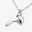 Kép 2/3 - Thomas Sabo Connect ezüst kulcs és szív charm - CC1233-001-21