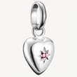 Kép 1/3 - Thomas Sabo Connect ezüst szív csillag charm - CC1234-011-10