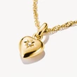 Kép 2/3 - Thomas Sabo Connect sárga arany szív csillag charm - CC1234-414-14