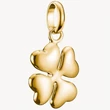 Kép 1/3 - Thomas Sabo Connect sárga arany 3D négylevelű lóhere charm - CC1236-413-39