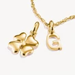 Kép 2/3 - Thomas Sabo Connect sárga arany 3D négylevelű lóhere charm - CC1236-413-39