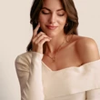 Kép 3/3 - Thomas Sabo Connect sárga arany 3D négylevelű lóhere charm - CC1236-413-39