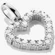 Kép 2/3 - Thomas Sabo Connect ezüst cirkónia köves szív charm - CC1237-051-14