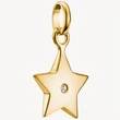 Kép 1/3 - Thomas Sabo Connect cirkónia köves sárga arany csillag charm - CC1238-414-14