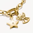 Kép 2/3 - Thomas Sabo Connect cirkónia köves sárga arany csillag charm - CC1238-414-14