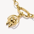 Kép 2/3 - Thomas Sabo Connect cirkónia köves sárga arany galambpár charm - CC1240-414-14