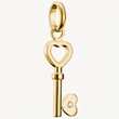 Kép 1/3 - Thomas Sabo Connect cirkónia köves sárga arany kulcs charm - CC1241-414-14