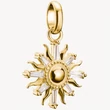 Kép 1/3 - Thomas Sabo Connect sárga arany Nap charm - CC1246-414-14