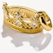 Kép 2/3 - Thomas Sabo Connect sárga arany korona charm - CC1247-414-14