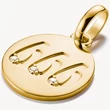 Kép 2/3 - Thomas Sabo Connect sárga arany angyalszám 666 charm - CC1253-414-14