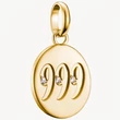 Kép 1/3 - Thomas Sabo Connect sárga arany angyalszám 999 charm - CC1256-414-14