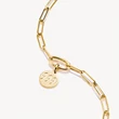 Kép 2/3 - Thomas Sabo Connect sárga arany angyalszám 999 charm - CC1256-414-14