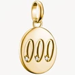 Kép 1/3 - Thomas Sabo Connect sárga arany angyalszám 000 charm - CC1257-414-14