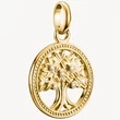 Kép 1/3 - Thomas Sabo Connect sárga arany családfa charm - CC1262-414-14